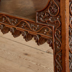 An Anglo-Indian two tier padouk occasional table