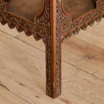 An Anglo-Indian two tier padouk occasional table
