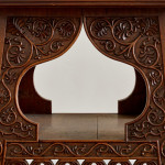 An Anglo-Indian two tier padouk occasional table