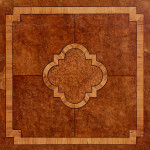 An Art Deco walnut and thuya veneered square occasional table