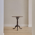 A George II mahogany tilt top tripod table