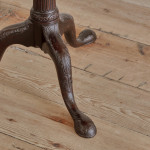 A George II mahogany tilt top tripod table
