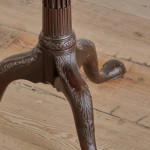 A George II mahogany tilt top tripod table