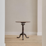 A George II mahogany tilt top tripod table