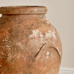 A pair of Montelupo terracotta oil jars by Carlo Bitossi