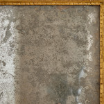 A Regence period rectangular giltwood border glass mirror