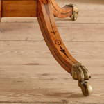 A Regency satinwood pembroke table