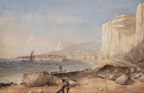View of Dover, Shakespeare's Cliff beyond