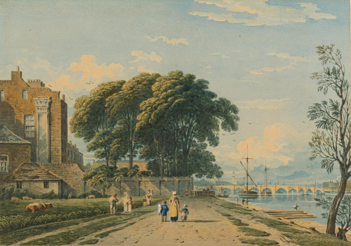 View of Belgrave House and Westminster Bridge from a Sketch taken in 1811, shortly before it was pulled down
