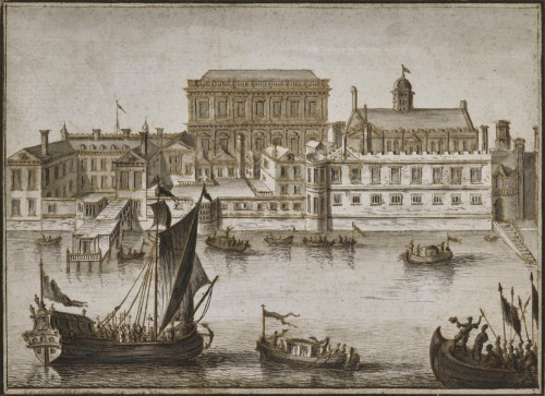 Whitehall from the Thames, London