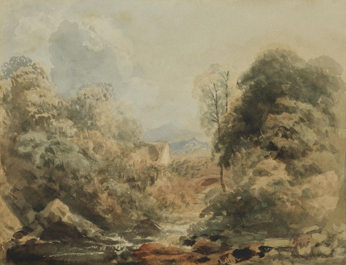 A Mill on a River in a Wooded Landscape