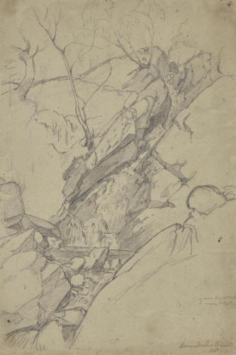 A Stream in Borrowdale, Lake District, 1818