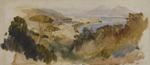 A view of the Bay of Naples from near Posilippo