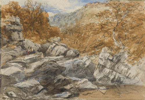 A Rocky Riverbed, North Wales