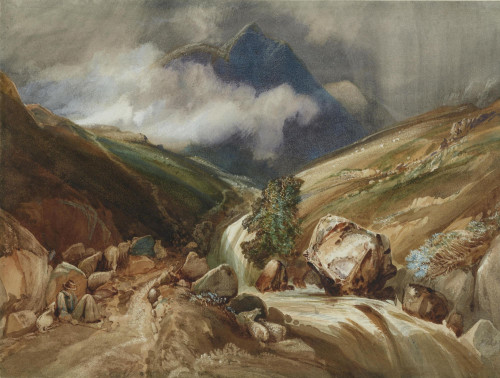 The Approach to the top of Helvellyn, Lake District