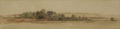 An Extensive Landscape with Church Tower