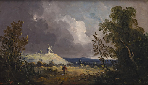 Windmill in a Landscape