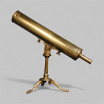 4″ Gregorian Telescope By Johnson In Original Case