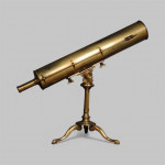 4″ Gregorian Telescope By Johnson In Original Case