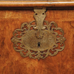Early 18th century walnut chest on stand