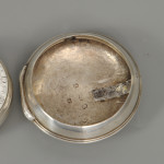 J Wilders, London, an 18th century silver pair cased pocket watch