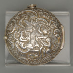 A fine silver pair cased pocket watch with Chaplevee dial