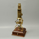 Culpepper Microscope with trade papers for Charles Lincoln