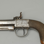 a fine pair of mortimer percussion pistols