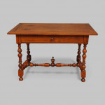 French early 18th century Yew tree table