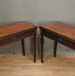 A wonderful matched pair of 18th century card tables