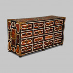 A fabulous 17th century italian table cabinet