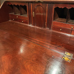 Mid 18th century mahogany bureau bookcase