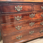 Mid 18th century mahogany bureau bookcase