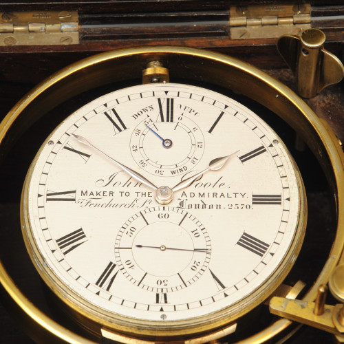 A super example of  a two day marine chronometer by John Poole