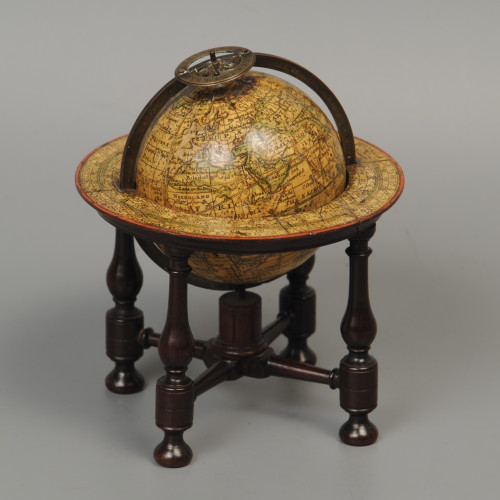A rare 18th century miniature table globe