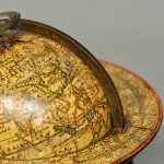 A rare 18th century miniature table globe