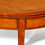 A fine pair of 18th century satinwood card tables