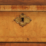 Queen Anne walnut kneehole desk