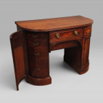 Regency period mahogany bow fronted sideboard