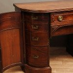Regency period mahogany bow fronted sideboard