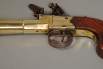Rare pair of boxlock blunderbuss pistols