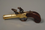 Rare pair of boxlock blunderbuss pistols
