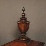 A pair of 18th century mahogany dining room pedestals