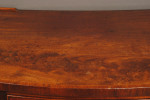 A fine small George III period mahogany serpentine sideboard
