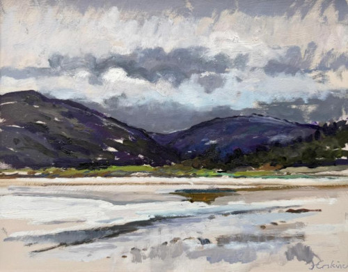 ALISTAIR ERSKINE (b. 1959).  Carradale Beach