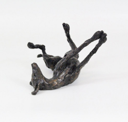 LAURA PENTREATH Stretching Lurcher I