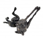 LAURA PENTREATH Stretching Lurcher I