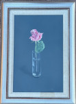 JAMES MORRISON ARSA RSW Pink Roses in a Glass