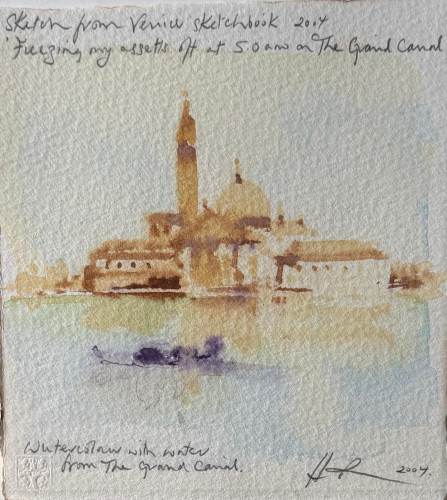 ANDREW HEWKIN Winter colour from the Grand Canal