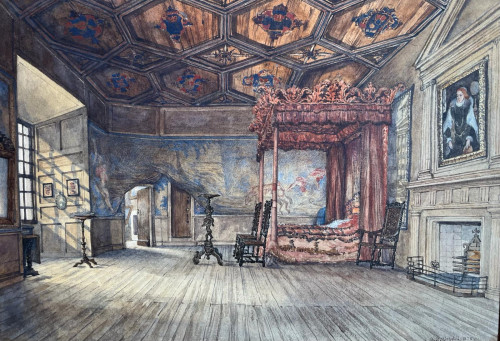 GEORGE SMITH NICHOL Queen Mary's Bedroom. Hollyrood Palace